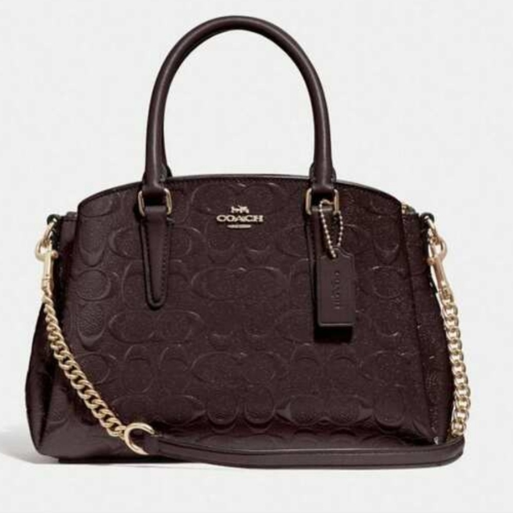 Coach Black Patent Leather Bag